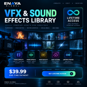 VFX & Sound Effects Library — Lifetime Access